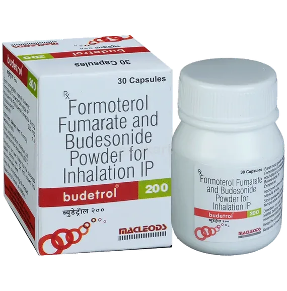 budetrol 200mcg rotacap 30's